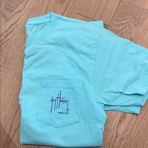 Guy Harvey Men's Light Blue Short Sleeve Tee